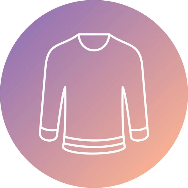 Sweater Web Icon Simple Illustration — ストックベクタ