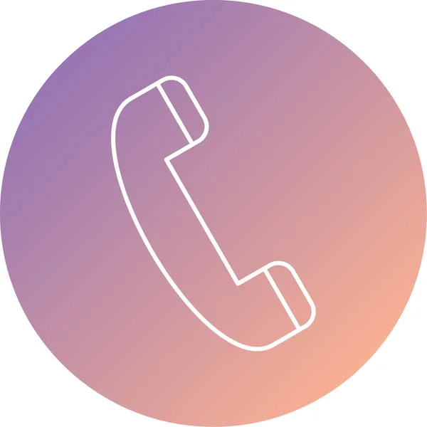 Phone Vector Icon Illustration — Stock Vector