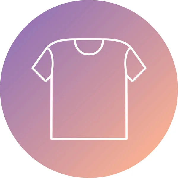 Shirt Vestiti Maglietta Giacca Pantaloncini Abbigliamento Illustrazione Vettoriale — Vettoriale Stock