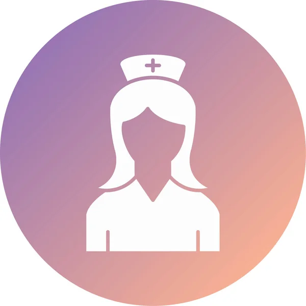 Εικόνα Διανύσματος Nurse Icon — Διανυσματικό Αρχείο