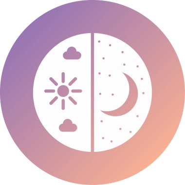 Güneş. Web simgesi basit illüstrasyon