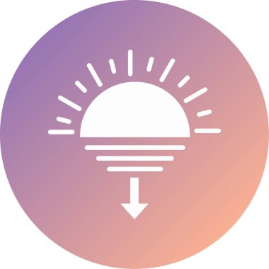 Güneş Simgesi Vektör illüstrasyonu