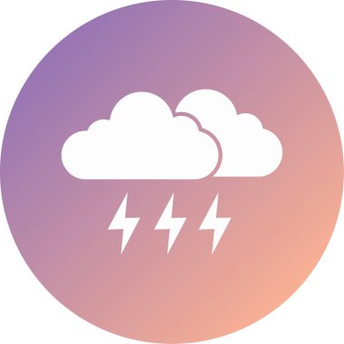 Hava durumu. Web simgesi basit tasarım