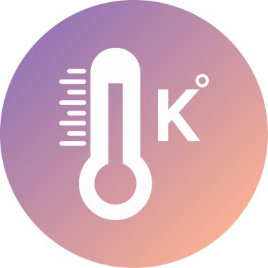 Termometre. Web simgesi basit illüstrasyon