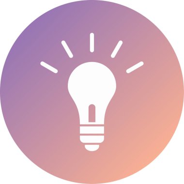 Vektör Ampul Simgesi illüstrasyonu