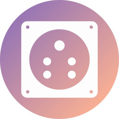 zar. Web simgesi basit illüstrasyon