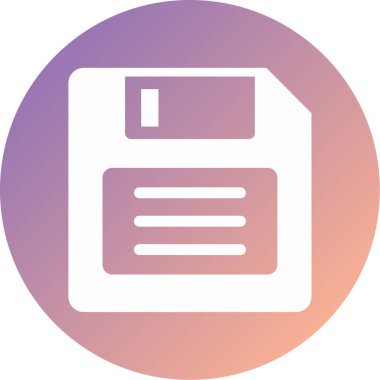 dosya biçimi simgesi, vektör illüstrasyonu