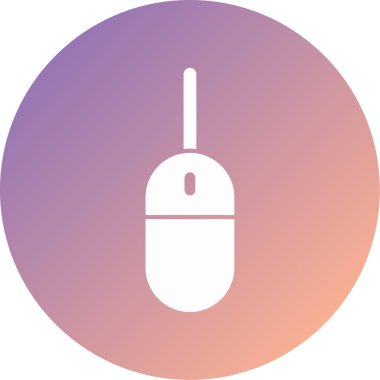 Fare. Web simgesi basit illüstrasyon