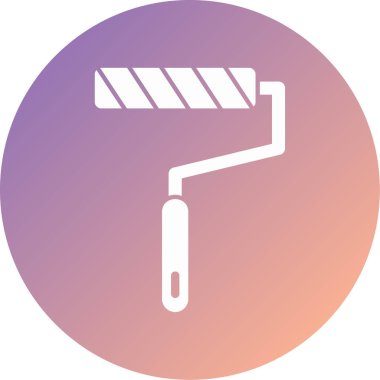 Boya fırçası. Basit resimleme