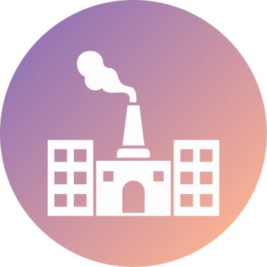 Modern yapı simgesinin vektör illüstrasyonu