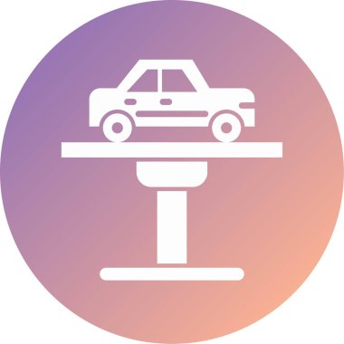 - Araba. Web simgesi basit illüstrasyon