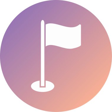 bayrak ikonu vektör illüstrasyonu