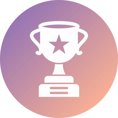 kupa simgesi vektör illüstrasyonu