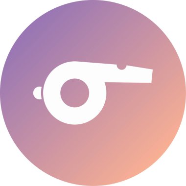 ıslık simgesi vektör illüstrasyonu