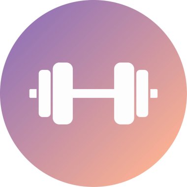 Modern fitness simgesinin vektör illüstrasyonu