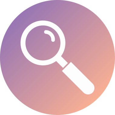 Arama simgesi vektör illüstrasyonu