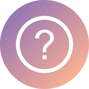 Soru işareti. Web simgesi