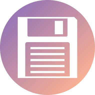 Dosya biçim simgesinin vektör illüstrasyonu