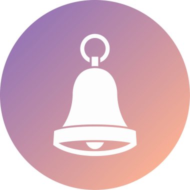 Çan simgesi vektör illüstrasyonu