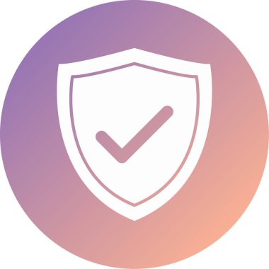 kalkan simgesi, vektör illüstrasyonu