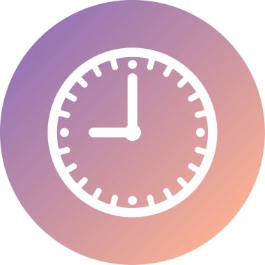 Zaman doldu. Web simgesi vektör illüstrasyonu