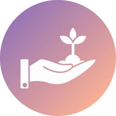 bitki simgesi vektör illüstrasyonu