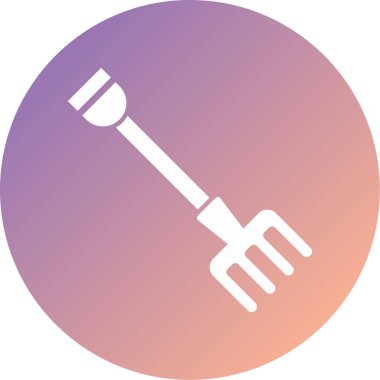 Bahçe çizgisi simgesinin vektör illüstrasyonu