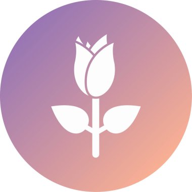 çiçek simgesi vektör illüstrasyonu