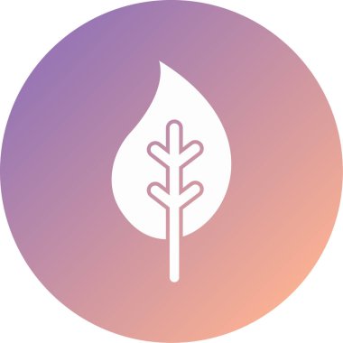 Ağaç simgesinin vektör illüstrasyonu