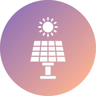 solar panel vektör simgesi
