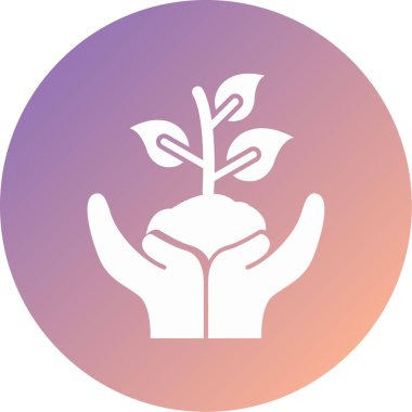 Filiz simgesinin vektör illüstrasyonu