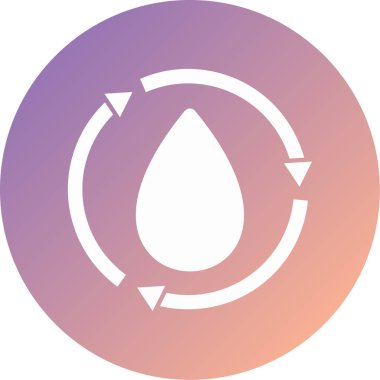 Benzersiz enerji ikonu vektör illüstrasyonu