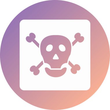 kafatası vektör simgesi