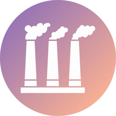 Fabrika. Web simgesi basit tasarım