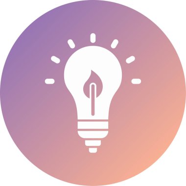 Vektör Ampul Simgesi illüstrasyonu