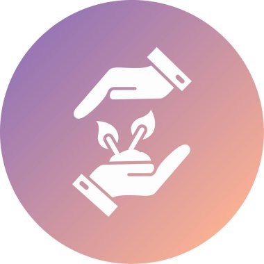 Bitki simgesinin vektör illüstrasyonu