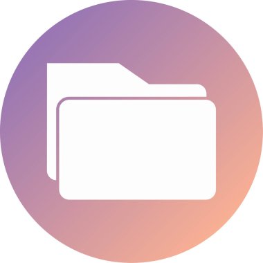 Dosya. Web simgesi basit illüstrasyon