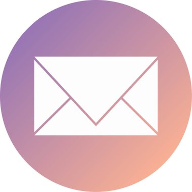 E- posta simgesi vektör illüstrasyonu