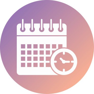 Takvim simgesi vektör illüstrasyonu