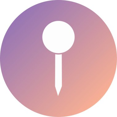 pin simgesi vektör illüstrasyonu