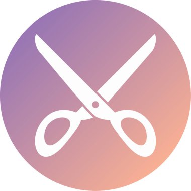 makas simgesi vektör illüstrasyonu