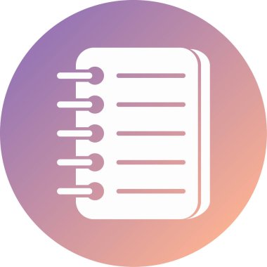 Liste. Web simgesi basit tasarım