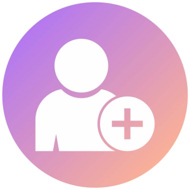 kullanıcı. Web simgesi basit illüstrasyon