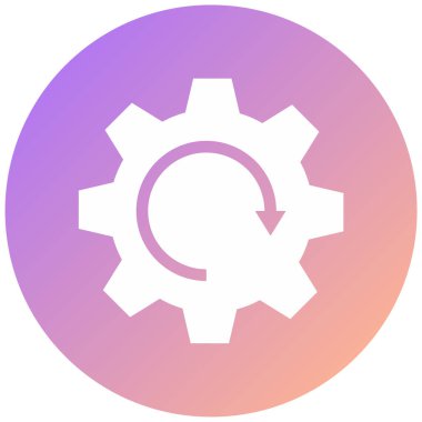 Ayarlar. Web simgesi basit illüstrasyon