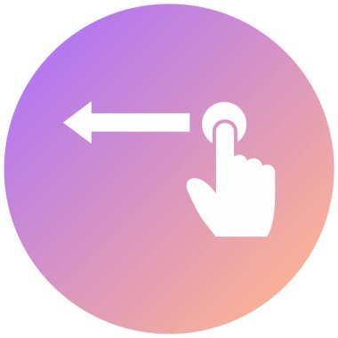 Klik. Web simgesi basit illüstrasyon