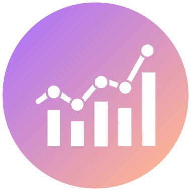 bar çizelgesi simgesi, vektör illüstrasyonu