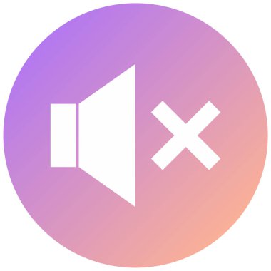 Ses. Web simgesi basit illüstrasyon