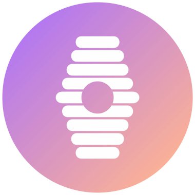 güzel pembe yuvarlak düğme, vektör illüstrasyonu