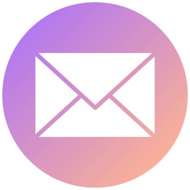 Mektup. Web simgesi basit illüstrasyon