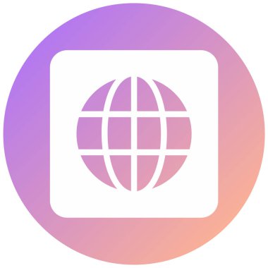 Dünya haritası. Basit resimleme